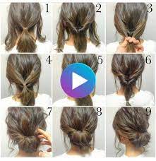 ロング セミロング ショートヘアのためのステップ髪のチュートリアル60簡単なステップ 髪 アップ 髪の長さ 髪の毛アレンジ