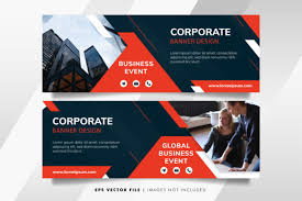 Download Red Business Banner Design Graphic By Distrologo Creative Fabrica SVG Cut Files