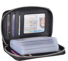 Easily show your id with the clear pocket window on the front. Amazon Card Holder Wallet With 25 Card Slots 8 39 After Coupon Code