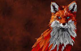 Download Wallpapers Fox Mosaic Creative Art Predators Besthqwallpapers Com Arte De Zorro Arte Abstracto