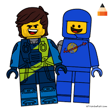 How To Draw Drawing Lego Rex Benny Art Drawing For Kids Lego For Kids Drawing For Kids Lego Movie