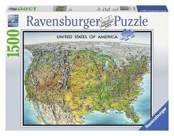 5.0 out of 5 stars based on 1 product rating(1). Usa Map 1500 Pieces Ravensburger Puzzle Warehouse Usa Map Ravensburger Puzzle Ravensburger