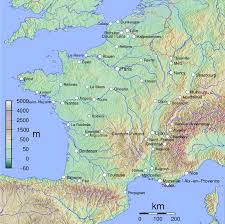 Map of france france map showing cities rivers bay of biscay and english channel. France Maps Transports Geography And Tourist Maps Of France In Europe