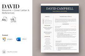 The problem is that creating the perfect resume can be a time consuming and frustrating process. Professional Resume Template For Engineers Engineering Resume Cv Cover Letter References In Resume Templates On Yellow Images Creative Store