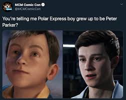 The character model for peter parker looks completely different. Angry Nerds Crap On Peter Parker S Face In The Spider Man Ps5 Remaster Funny Gallery