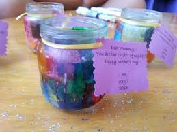 Mother S Day Candle Holder Made By Collaging A Baby Food Jar With Tissue Paper Baby Food Jars Baby Food Jar Crafts Baby Food Jar Candles