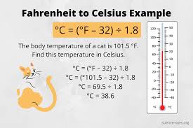 Multiply by 9, divide by 5, then add 32. Convert Fahrenheit To Celsius Example Problem