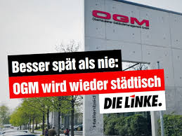 Ever wondered what ogm means? Besser Spat Als Nie Ogm Wird Wieder Stadtisch