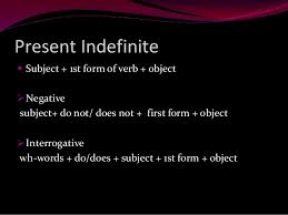 The simple present tense is used to talk about something that happens always, regularly, often, sometimes, or never. Verb Tenses