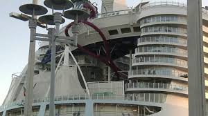 World S Largest Cruise Ship Docks At Port Canaveral Youtube