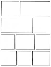 Comic Strip Template Tegneserier Skabelon Skabeloner