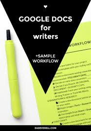 We'll start with a titled outline for your book in a google doc (using a numbered list) and go from there. The Ultimate Guide To Google Docs For Writers Workflow Video Pdf Checklist Creative Writing Blog