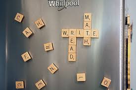 The player that gets the letter closest to the letter a goes first. Diy Refrigerator Scrabble Game Crafts By Amanda