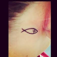 If I Was To Get A Tattoo It Would Probable Be Something Like This But On My Shoulder Christian Fish Tattoos Small Henna Tattoos Tattoos