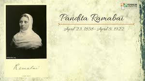 The Life And Times Of Pandita Ramabai ...