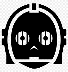 C3po Icon Star Wars Silhouette Cameo Free Transparent Png Clipart Images Download Walk clipart black and white. c3po icon star wars silhouette cameo