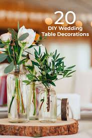 20 Diy Wedding Table Decorations We Love Wedding Spot Blog In 2020 Wedding Table Decorations Diy Diy Wedding Table Table Decorations