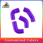 Purple Intercooler Turbo Boost Silicone Hose Kit Fit BMW E39 5SERIES 530d  525d