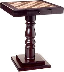 Chess table and chess game in bronze and brass made with the ancient casting technique. Frenchi Home Furnishing Chess Game Table With Two Drawers H 57 Amazon Ca Home