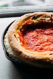 Skillet Deep Dish Pizza Life As A Strawberry Recipe Deep Dish Pizza Pizza Recipes Homemade Deep Dish Pizza Pan