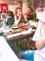 Kim jeong hoon, born in jinju, south korea, is a south korean singer and actor. Chaeyoung Pics Auf Twitter Chaeyoung With Her Younger Brother Jeong Hun 1