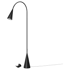 Delaktig Lampa Podlogowa Led Czarny Zamow Juz Dzis Ikea Led Stehleuchte Lampe Servierwagen Schwarz