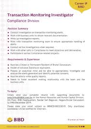 Bank islam malaysia berhad aims to play a meaningful role in fostering economic development and social progress in malaysia. More Vacancies At Bibd Bank Islam Brunei Darussalam Facebook