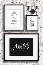 Bathroom Prints Bathroom Wall Decor Art Funny Bathroom Art Bathroom Wall Art