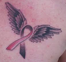Cancer ribbon tattoos designs offer different shape and color for each deadly disease. Brain Cancer Tattoos
