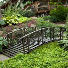 Coral Coast Willow Creek 6 Ft Metal Garden Bridge Www Hayneedle Com Garden Bridge Garden Bridge Design Garden In The Woods