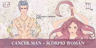 Scorpios are pretty upfront about their relationship consternations, proving it be a complementary trait for a cancer man as opposed to his composed nature. Cancer Man And Scorpio Woman Celebrity Couples And Compatibility Zodiac Couples