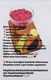 rukiye boz balsu adli kullanicinin bebek ve cocuk panosundaki pin pancar avokado afiyet olsun