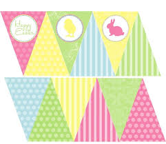 Eastermminibuntingbanner Easter Banner Easter Printables Free Printable Easter Banner