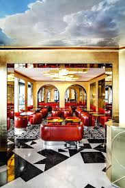 Le Cafe Francais Par India Mahdavi Cafe Francais Design Interieur Restaurant Design Bar Restaurant