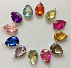 10 Pcs Mixed Acrylic Rhinestone In Silver Claw Setting For Earring One Loop Resin Rhinestone Rhinestone Earring Tear Drop Resin Rhinestone Rhinestone Rhinestone Earrings Stones And Crystals
