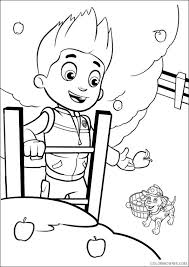 Nickelodeon paw patrol speed coloring activity page body paint finger family song nursery rhymes. Paw Patrol Coloring Pages Ryder And Marshall Coloring4free Coloring4free Com