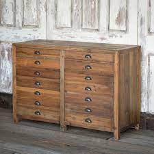 Dew drafting supplies can help you find the right map cabinet or blueprint file cabinet for protecting and organizing documents sized from 8.5 x 11 to 48 x 96. Map Drawer Collection Low Old Pine Dresser Reclaimed Wood