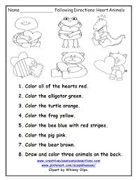 This Free Printable Is A Great February Activity For Following Directions You Can Following Directions Listening Skills Worksheets Follow Directions Worksheet