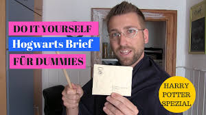 Harry potter and the cursed child. Diy Hogwarts Brief Fur Dummies Youtube