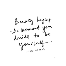 Beauty Begins The Moment You Decide To Be Yourself The Red Fairy Project