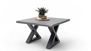 Couchtisch Cartagena Akazie Grau Lack Anthrazit 75x75 Couchtisch Tisch Couchtisch Grau