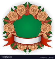 3 Round Frame Of Red And Yellow Roses Vector Image On Vectorstock Red And Yellow Roses Yellow Roses Flower Wallpaper