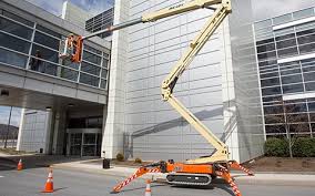 A telescopic boom lift is unique, as it offers a greater horizontal reach than any aerial lift. Lift Rentals Boom Scissor Knuckle Towable Lifts Macallister Rentals