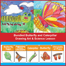 Do your little ones love the. Bundled Butterfly Caterpillar Drawing Painting Art Science Bible Version Christian Art Lessons