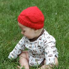 Ladies beanie messy bun hat winter warm knitted crochet pony tail baggy ski cap. Red Hats For Newborns A Free Pattern Hands Occupied