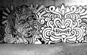 Black And White Graffiti Artist Shaka Is A Paris Native Who Has A Distinct Style And Unbelievable Detail In His Pieces Black And White Graffiti Famous Art Paintings Street Art