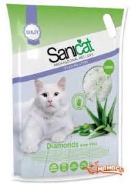 Sanicat Diamonds Aloe Vera Aromali Silica Kedi Tuvalet Kumu 5 Lt Kedi Kopek Kedi Kopek