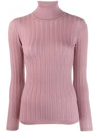 M Missoni Knitwear Turtleneck Sweather Pink