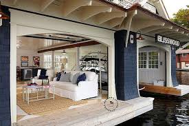 Fresh Summer Style Muskoka Living Interiors Cindy Hattersley Design In 2020 Lakefront Living House Boat Floating House