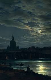 celine symbiosis on twitter moonlight painting classic art night art